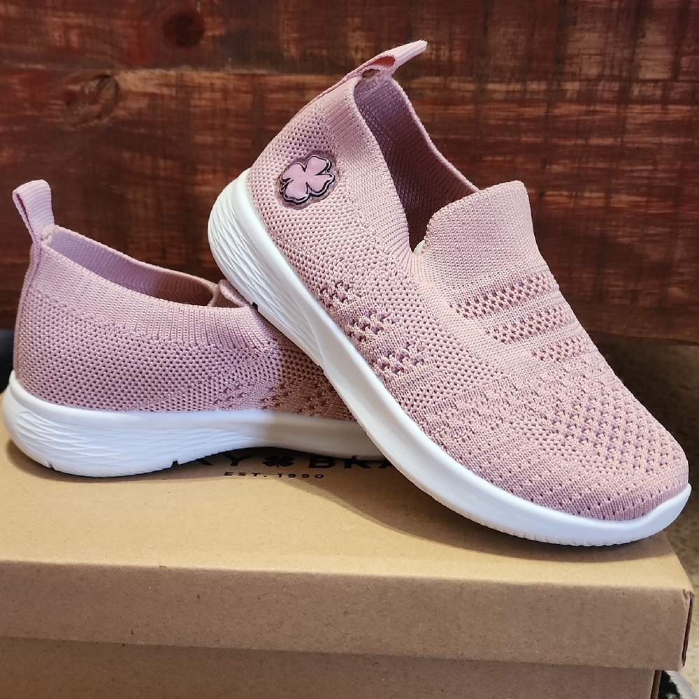 Lucky Brand Pink Kids Slip-On Sneakers